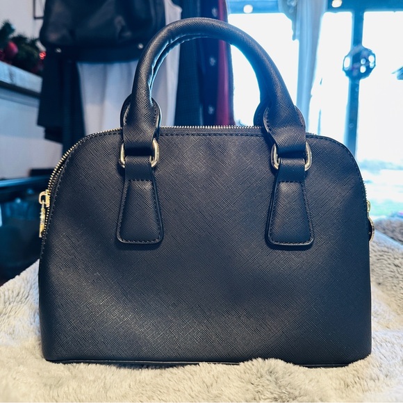 Christian Lacroix small handbag. Double handle. Black. Like new. 10x 7”x 3.5” - Picture 3 of 5